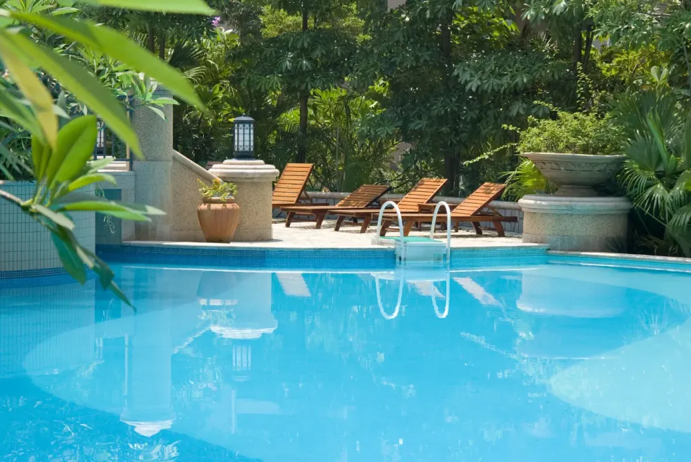 Piscine arrondie